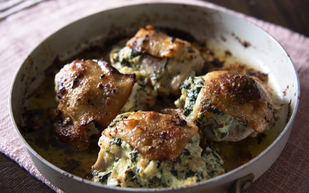 Ricotta Herb Stuffed Chicken Thighs