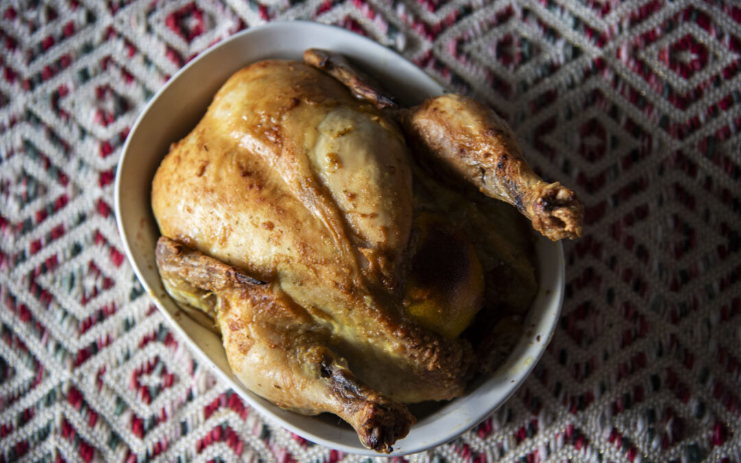 Bouillon Roasted Chicken