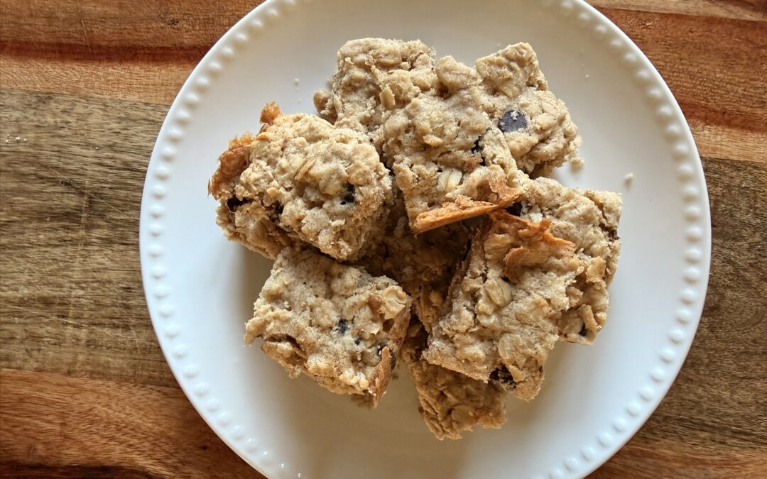 Gluten Free Chocolate Chip Oatmeal Bars