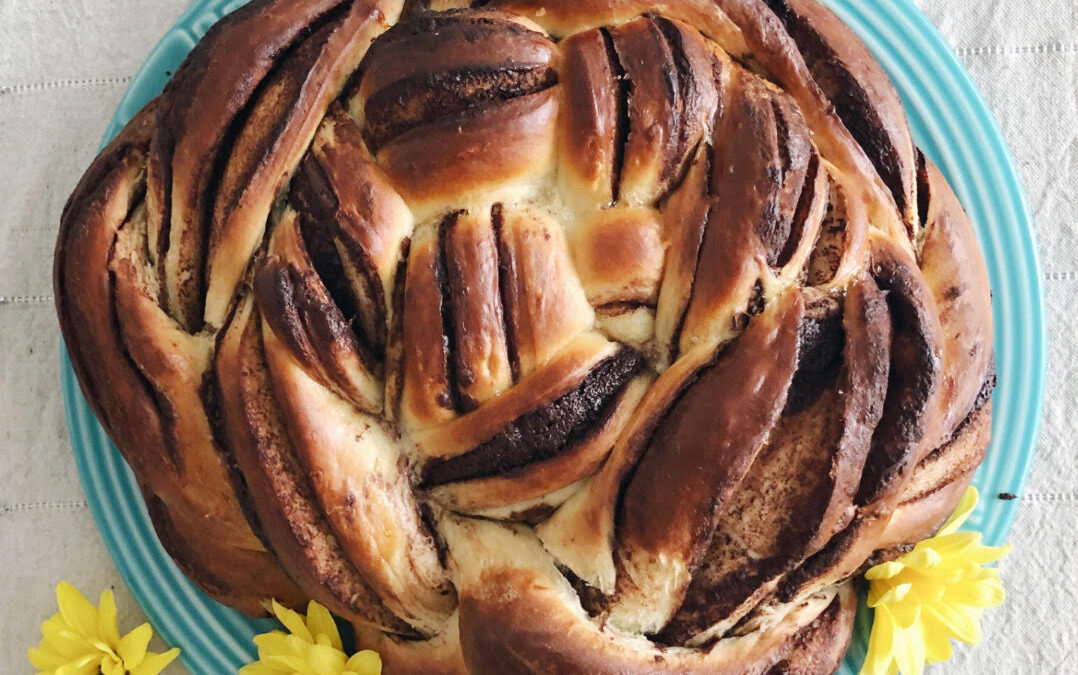 Chocolate Challah Loaf