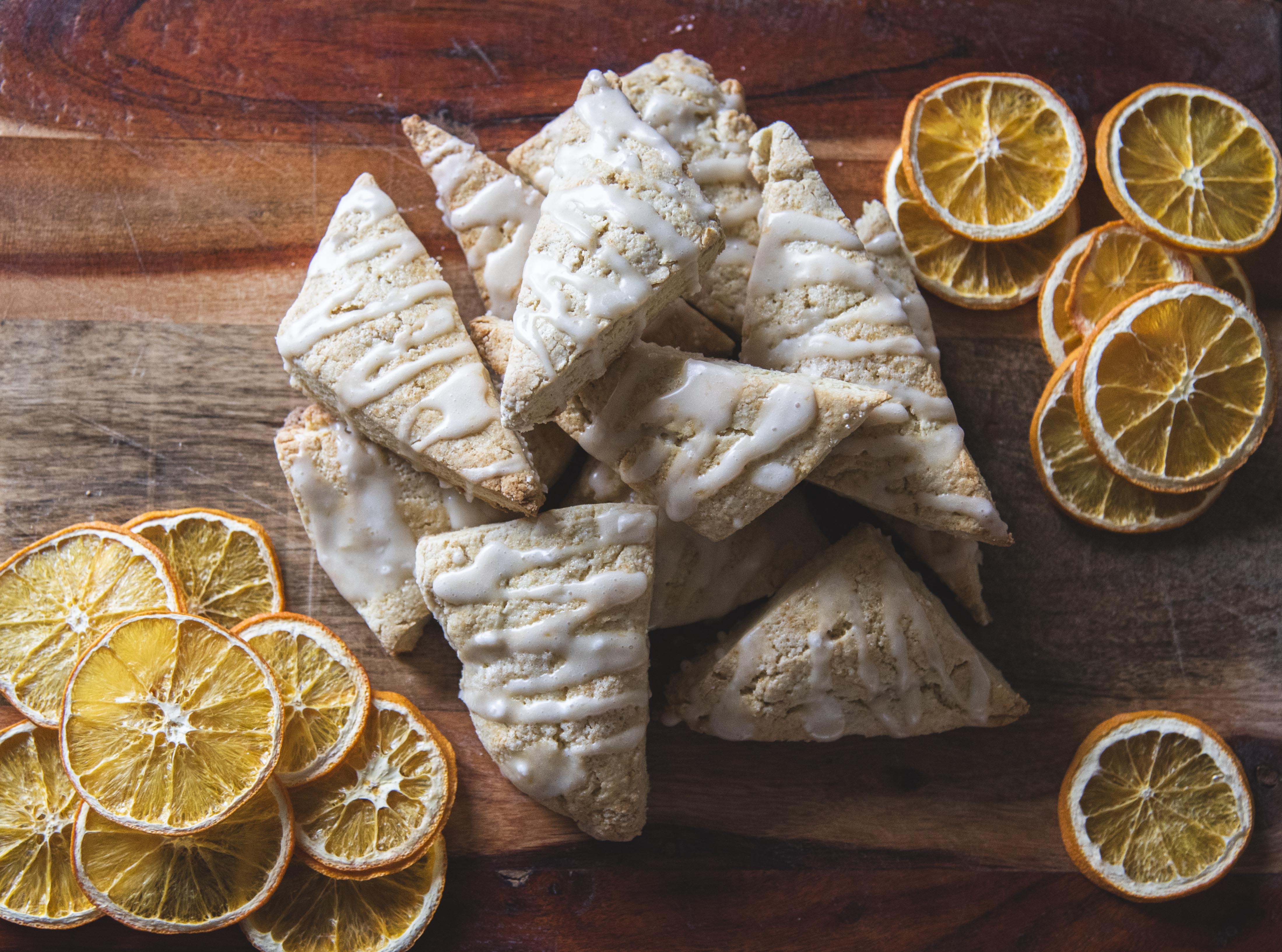 Gluten Free Orange Scones